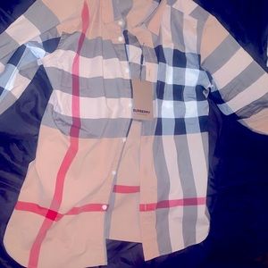Burberry plaid shirt